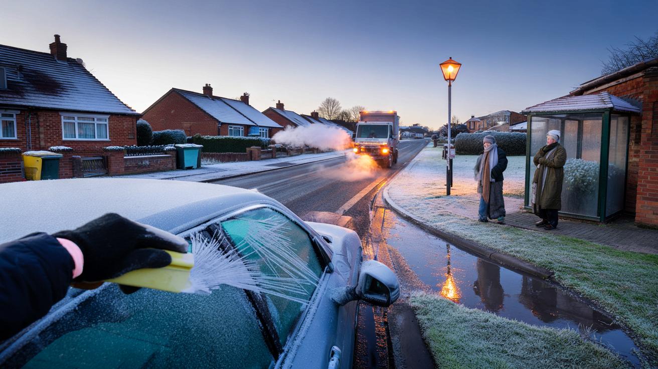 Cold snap forecast to linger across parts of England as frost warnings issued