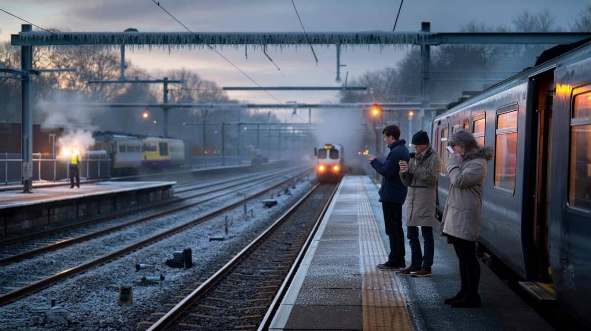 Cold Snap: These 12 UK rail routes are suspended until Tuesday due to "ice-on-line" risk.