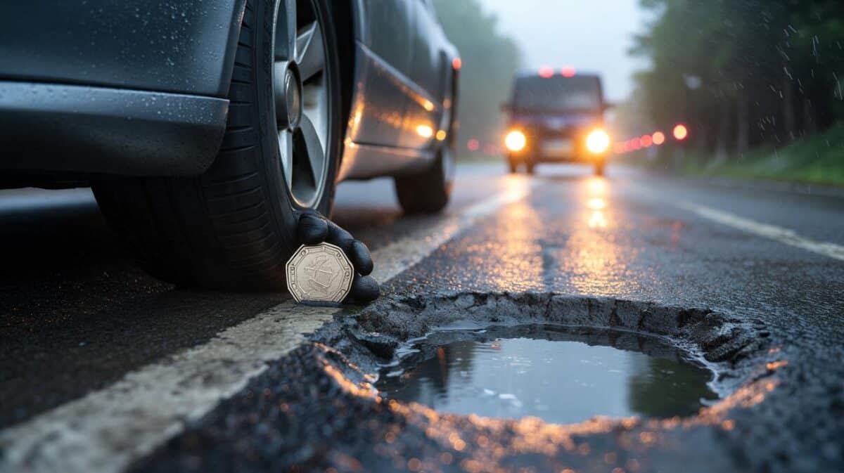 Drivers urged to check tyres as winter road damage rises