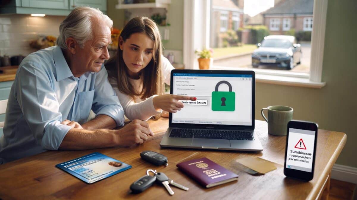 DVLA Warning: Drivers over 70 must renew their licence via this "safe" link only.