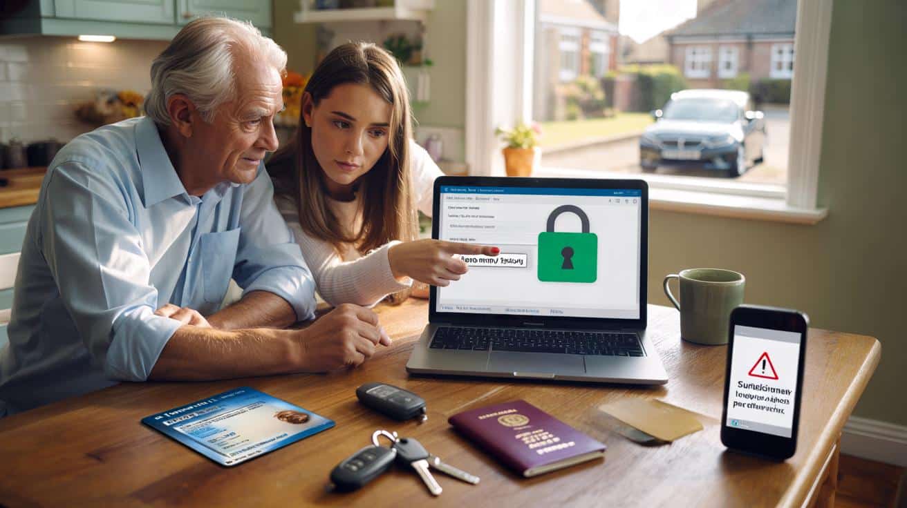 DVLA Warning: Drivers over 70 must renew their licence via this "safe" link only.