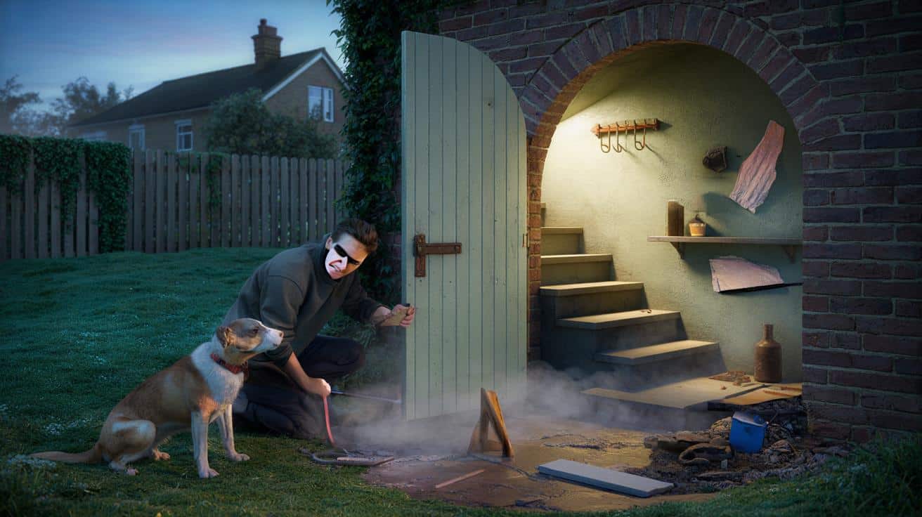 Man discovers forgotten structure hidden beneath his property