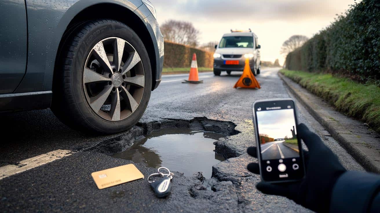 Pothole Damage: How to claim a full refund from your local council in 3 easy steps.