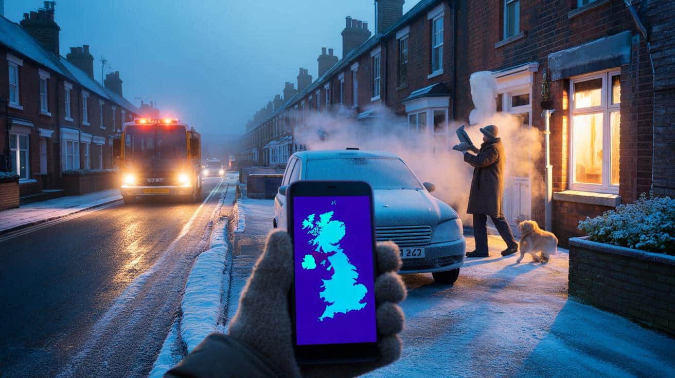 UK snow maps show Arctic chill returning with temperatures dipping to -6C